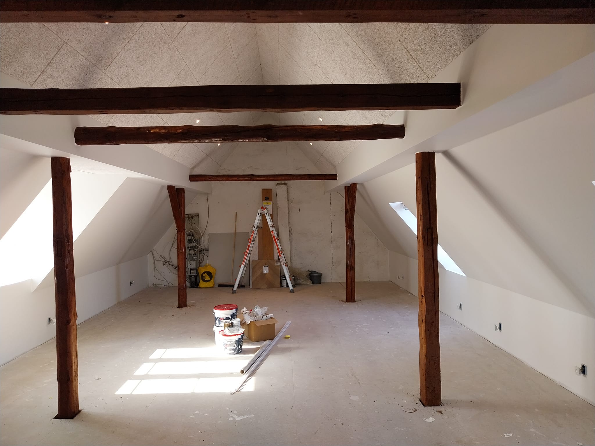 Renovering af overetage